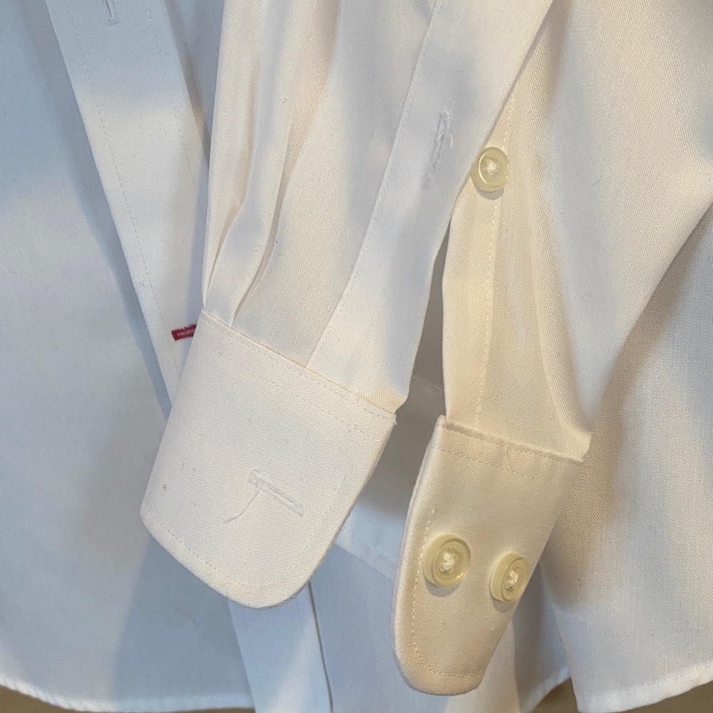 Tommy Hilfiger Men's White Dress Shirt 15.5x32/33 M - Picture 7 of 10